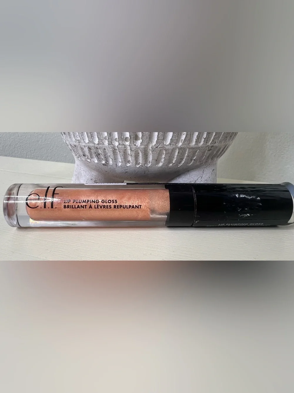 Brand New-Elf Lip Pumping Gloss In Champagne Glam